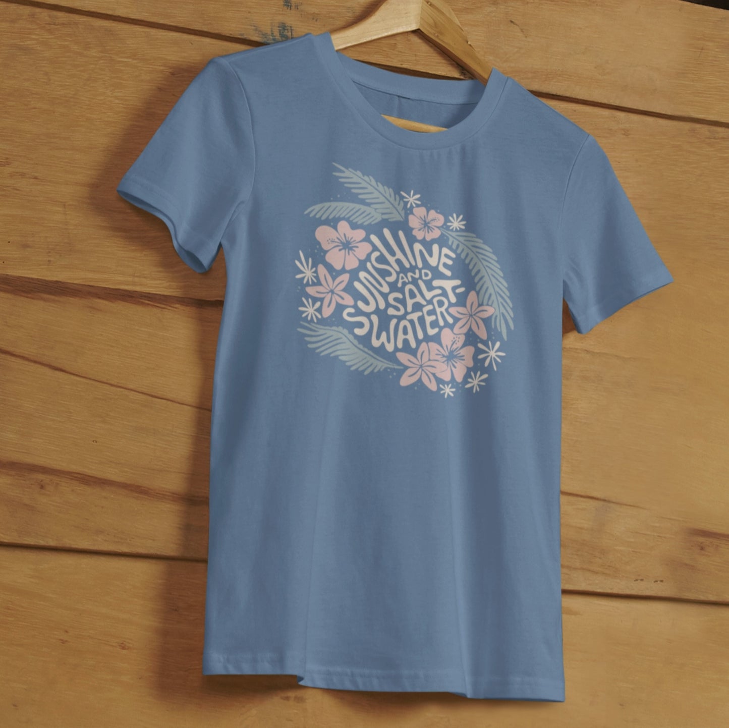 Tropical Blues - Wave-Washed T-Shirt - By Sunshine and Saltwater®