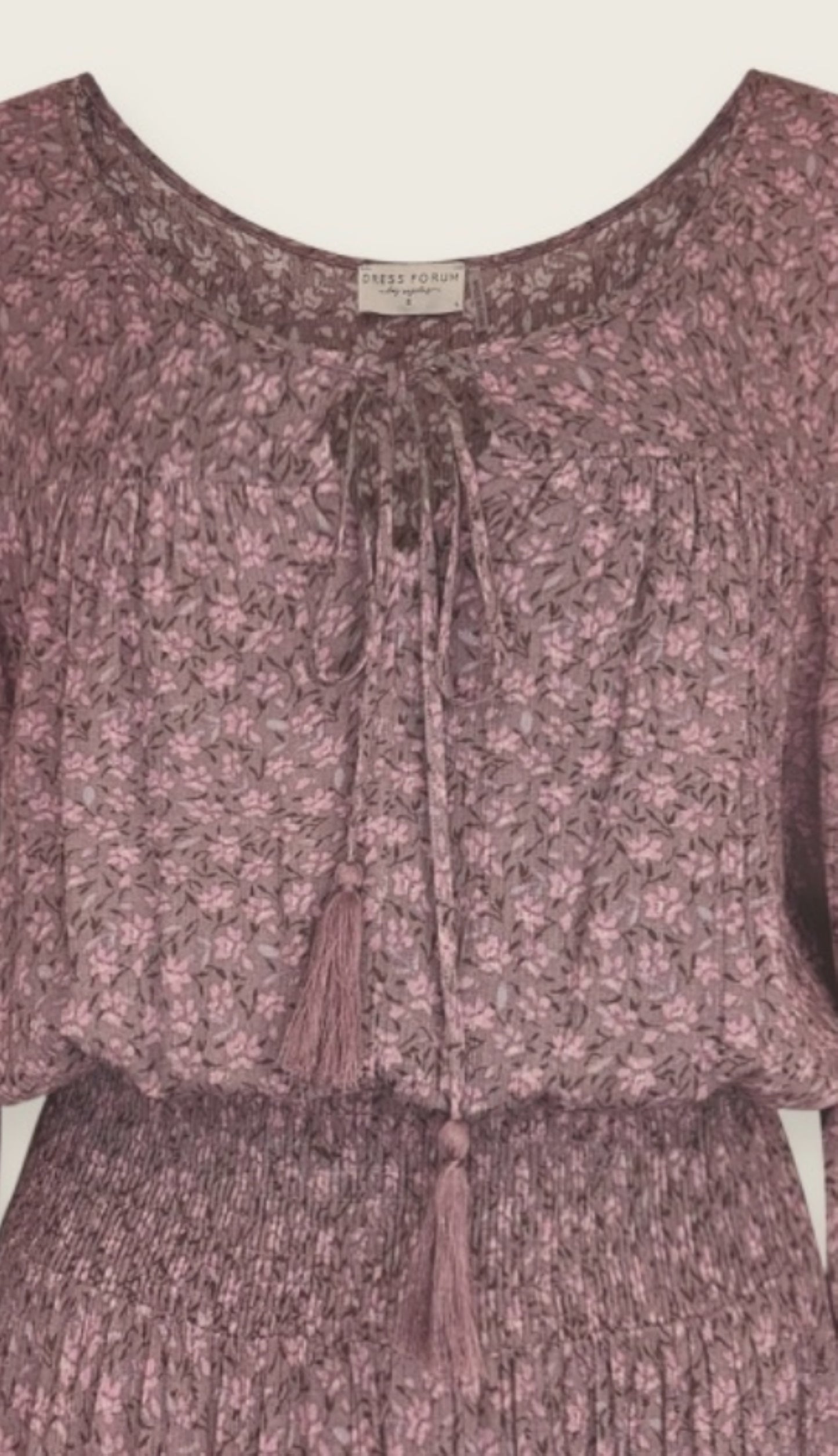 Truly Smocked Waist Tiered Midi Dress - by Dress Forum®