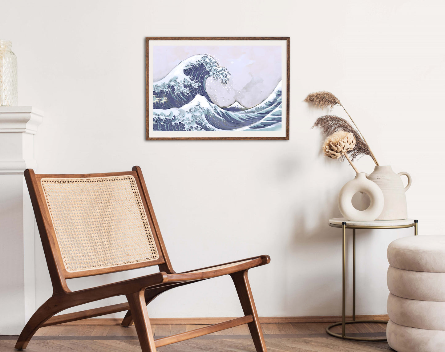 Tsunami - Illustrated Print by Thomas Little