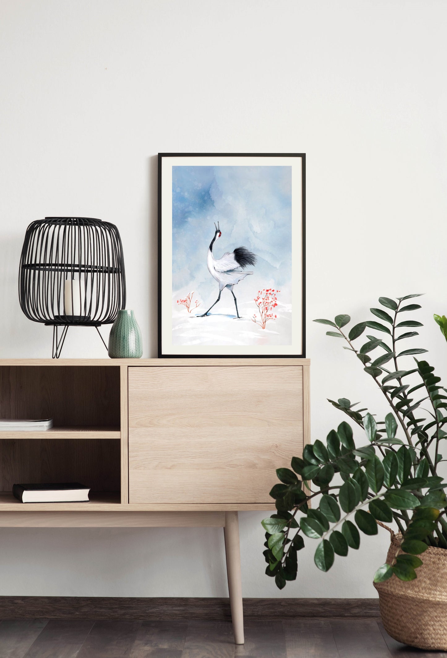 Tsuru - Illustrated Print by Thomas Little