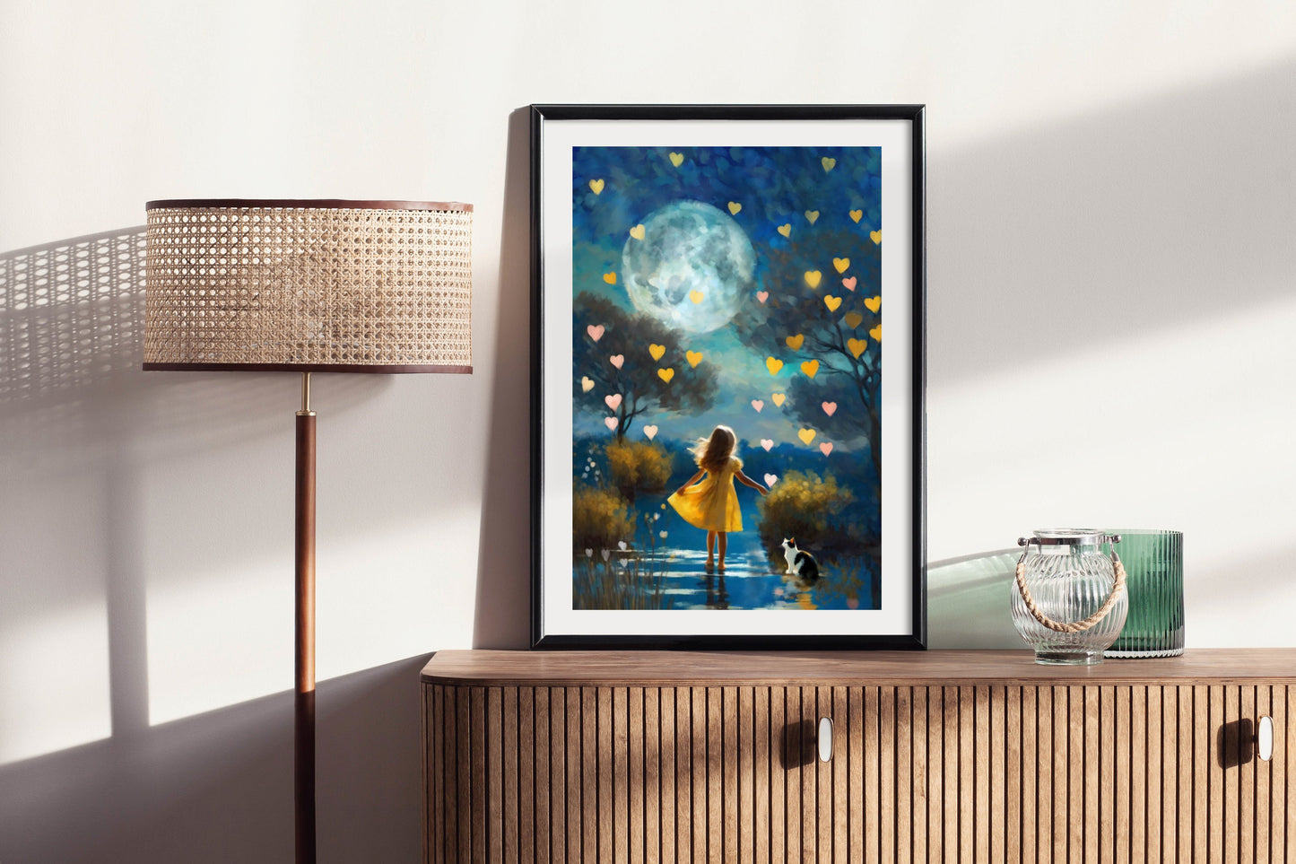 Valentine Wishes - Illustrated Print by Thomas Little