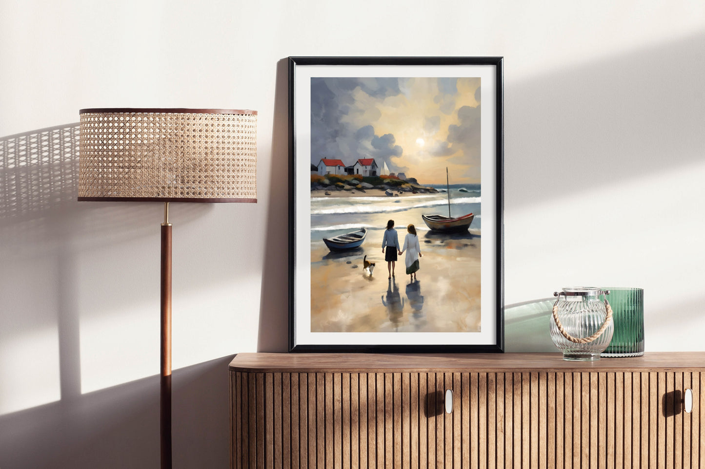 Walking Through Life - Illustrated Print by Thomas Little