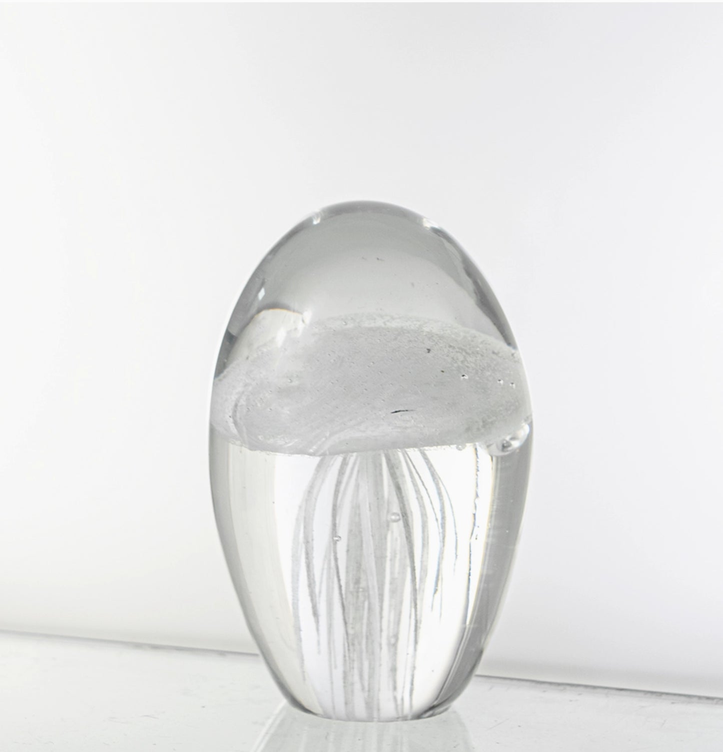 White Jellyfish Decorative Figurine - by Sea Creations