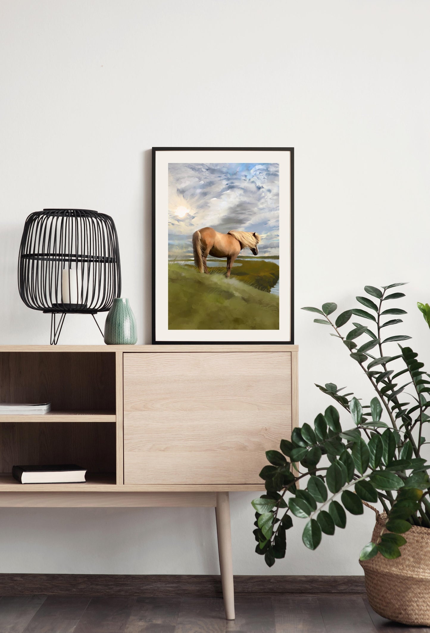 Wind Swept - Illustrated Print by Thomas Little