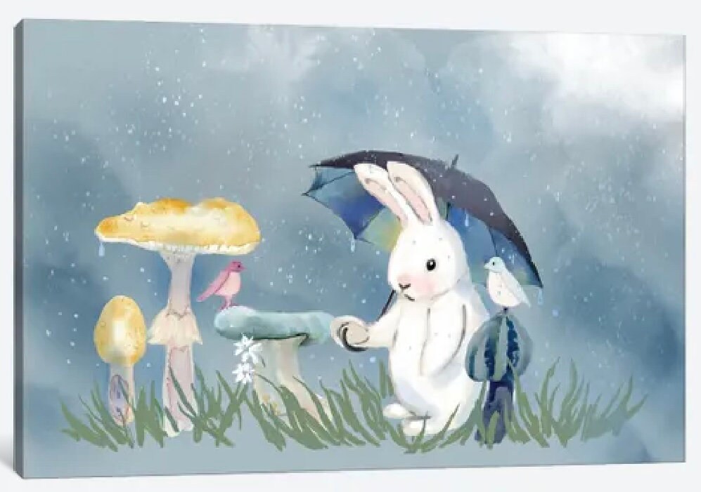 Into Every Life Some Rain Must Fall by Thomas Little - 24 X 16 inches - framed art print