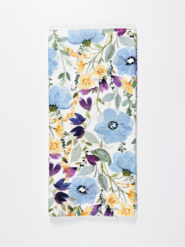 Best Blue Tea Towel - by Wildflower Lane Studio®