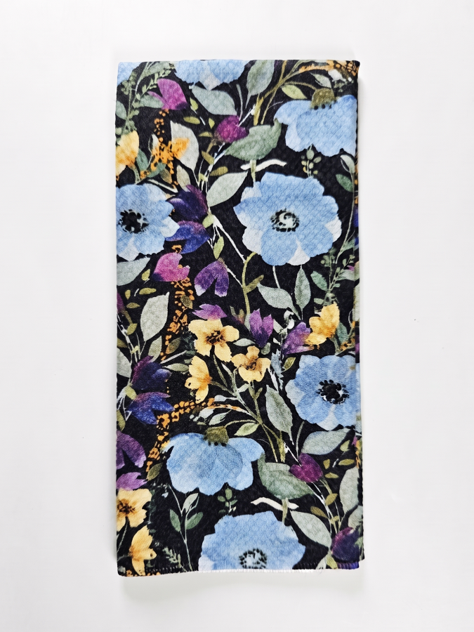 Better in Blue Tea Towel - by Wildflower Lane Studio®