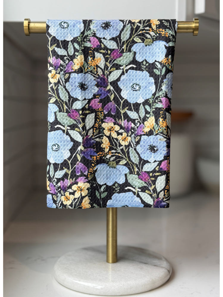 Better in Blue Tea Towel - by Wildflower Lane Studio®