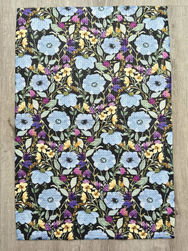 Better in Blue Tea Towel - by Wildflower Lane Studio®