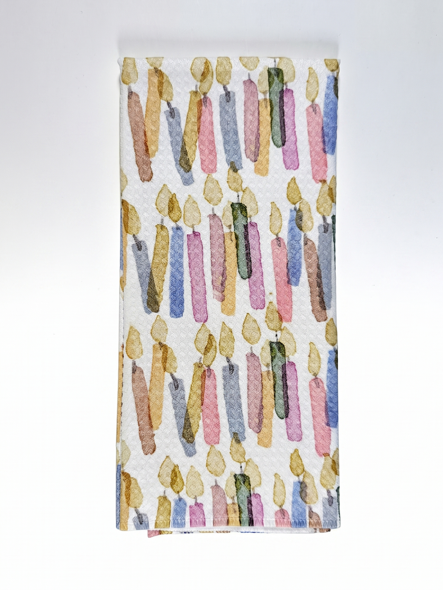 Birthday Candles Tea Towel - by Wildflower Lane Studio®