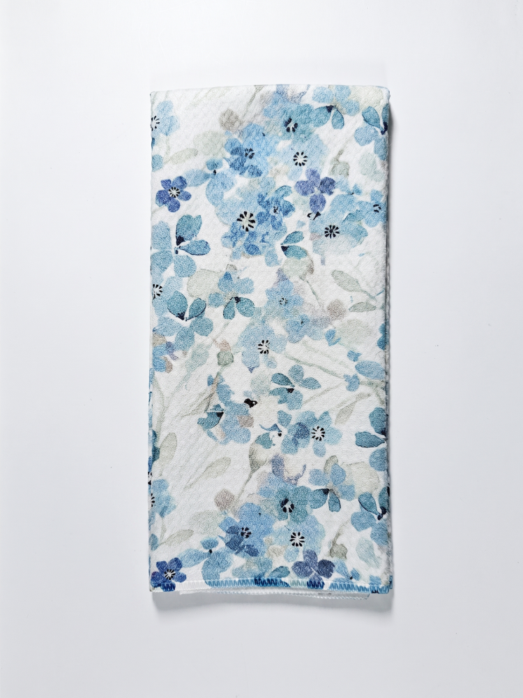 Blue Hydrangea Tea Towel - by Wildflower Lane Studio®