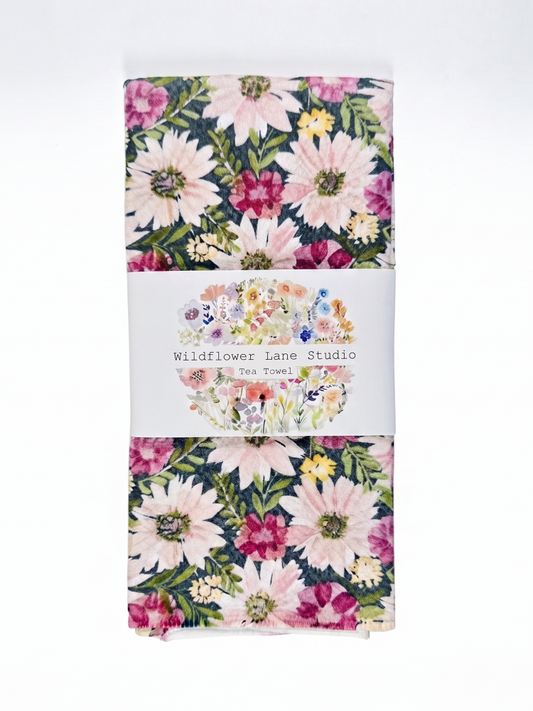 Lifelong Pursuit Tea Towel - by Wildflower Lane Studio®