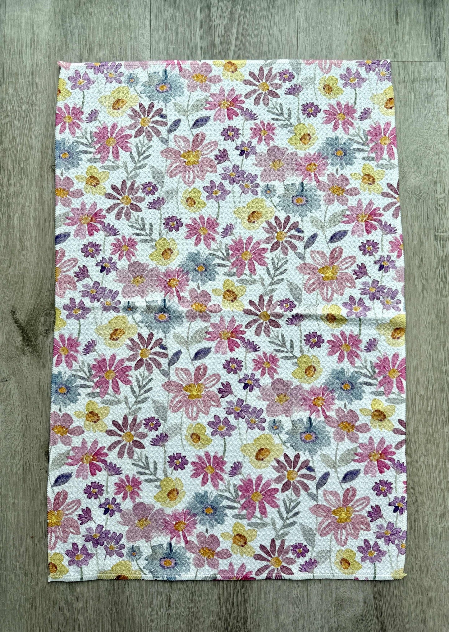 Mississippi Spring White Tea Towel - by Wildflower Lane Studio®
