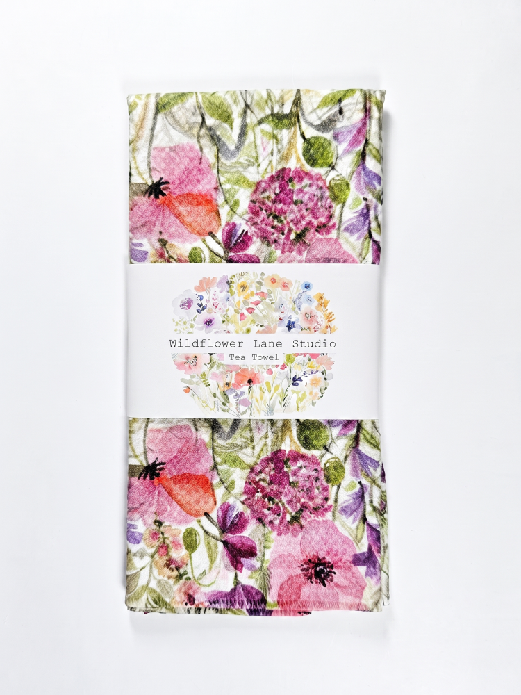 Paris Poppy Tea Towel - by Wildflower Lane Studio®