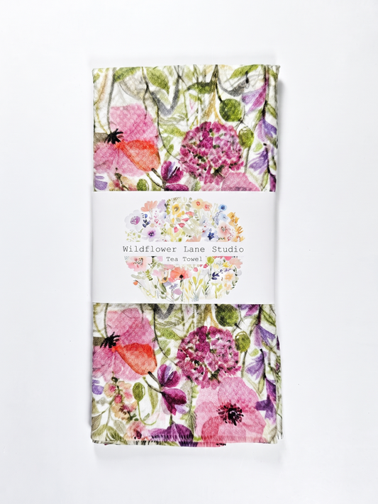 Paris Poppy Tea Towel - by Wildflower Lane Studio®