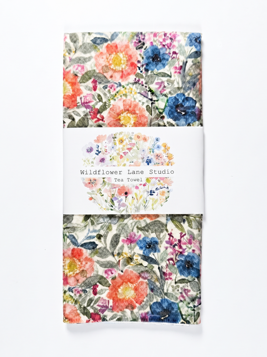 Savage Garden Tea Towel - by Wildflower Lane Studio®
