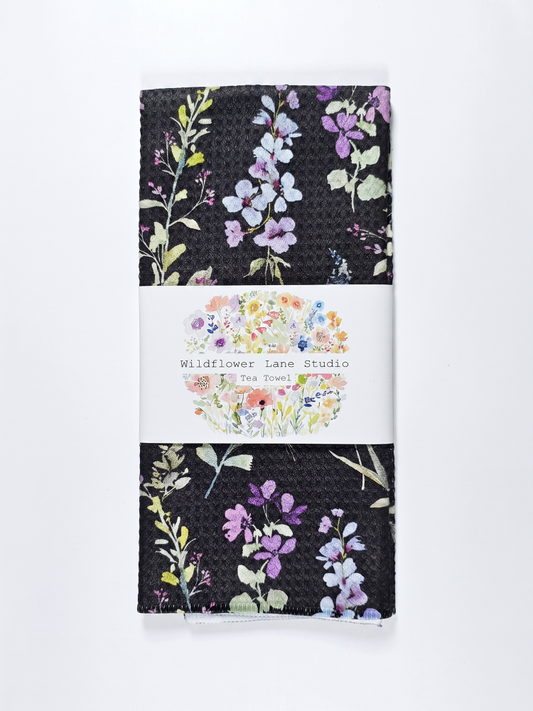 Southern Comfort Navy Tea Towel - by Wildflower Lane Studio®