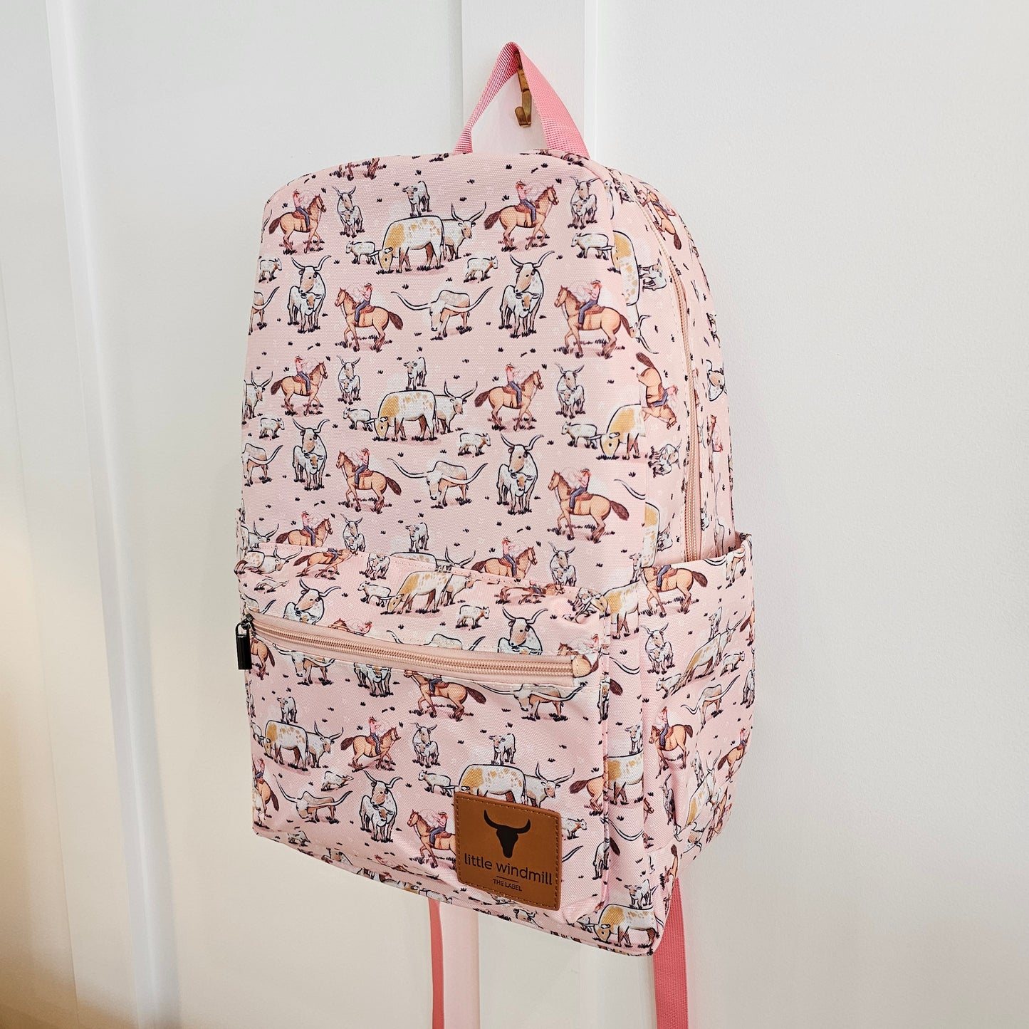 Backpack - Longhorn Pink Cowgirl