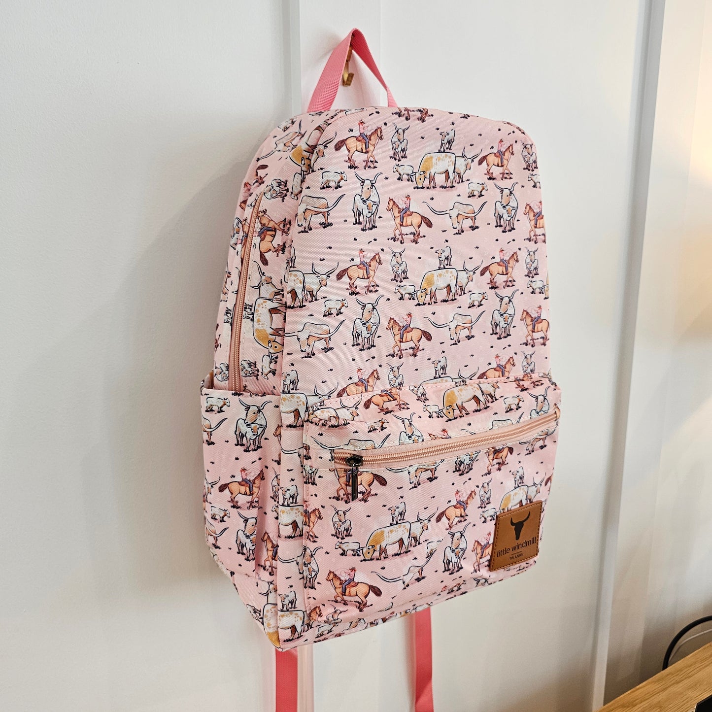 Backpack - Longhorn Pink Cowgirl