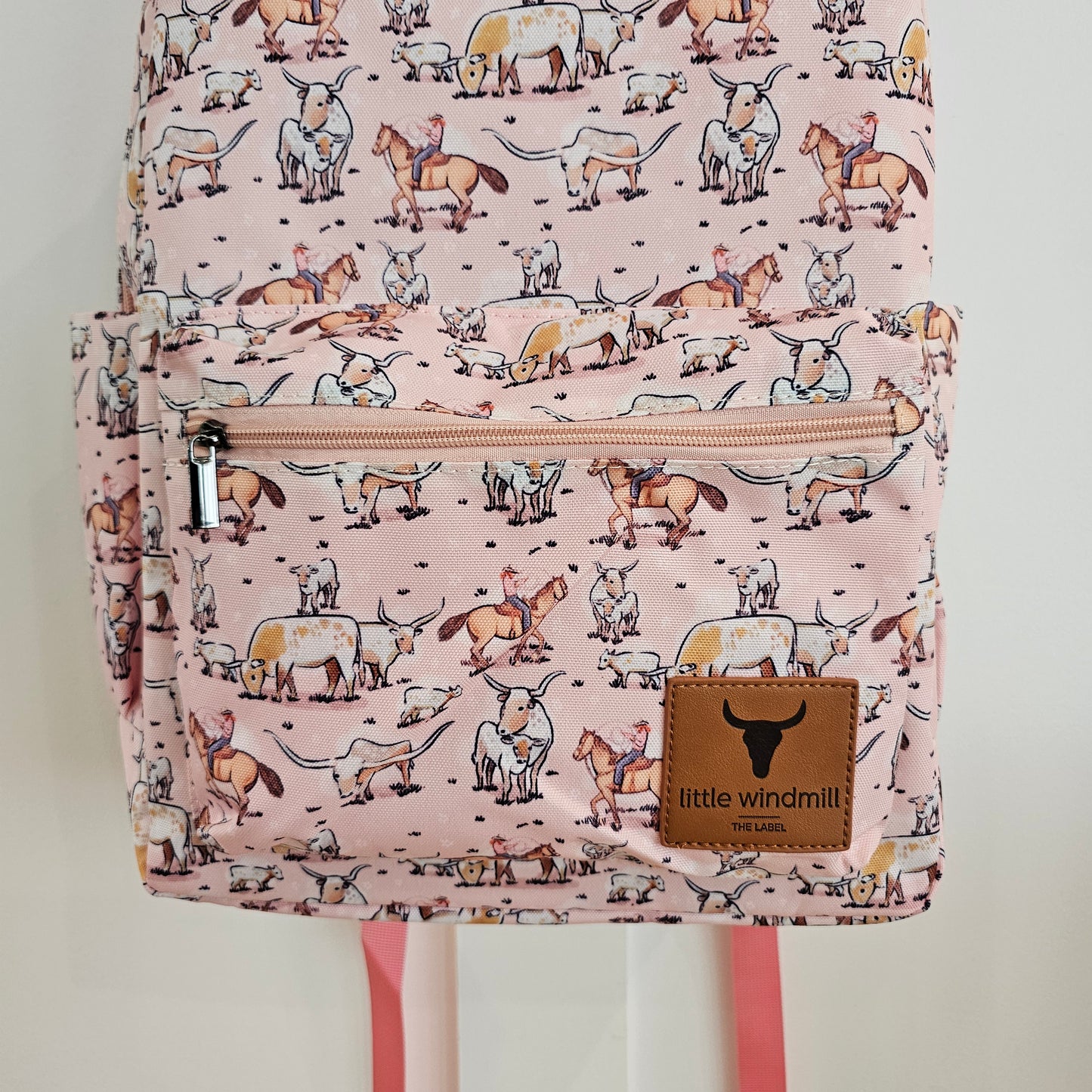 Backpack - Longhorn Pink Cowgirl