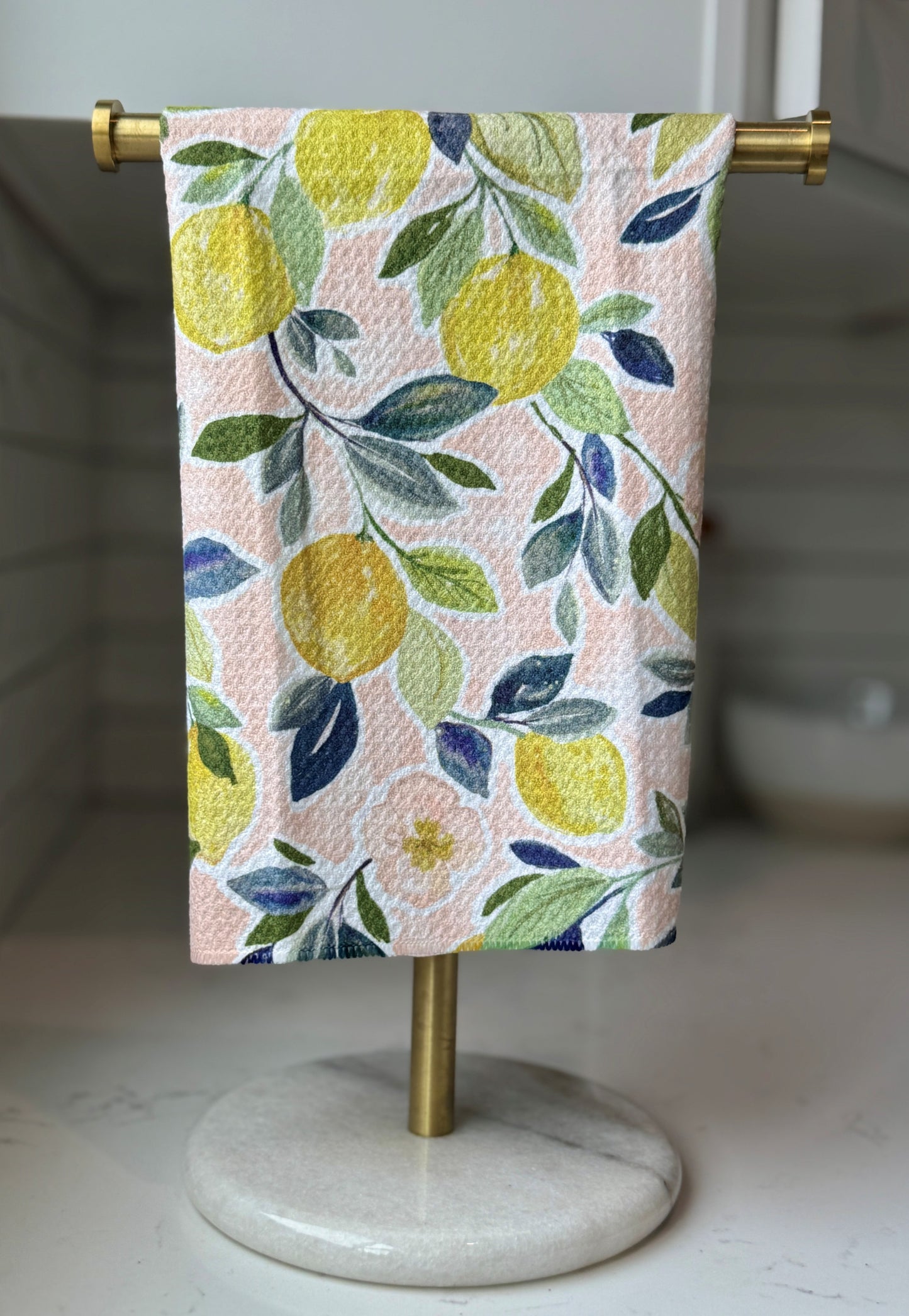 Lemon Twist Tea Towel - by Wildflower Lane Studio®