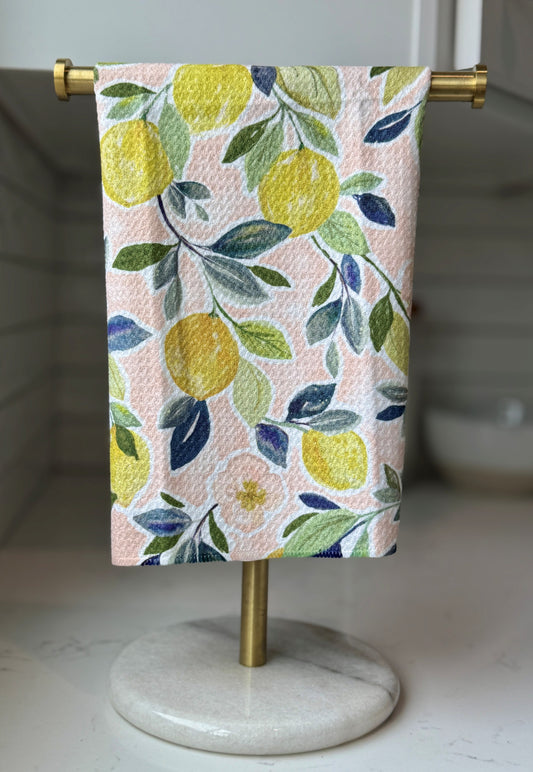 Lemon Twist Tea Towel - by Wildflower Lane Studio®