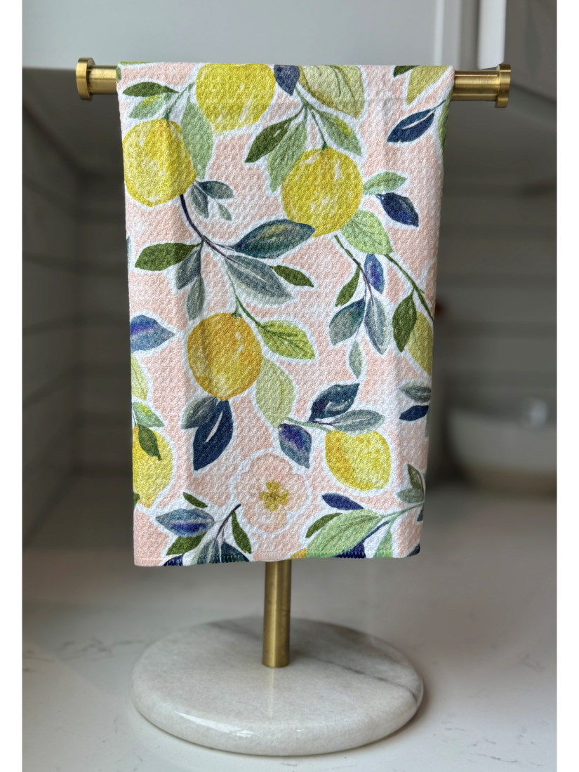 Lemon Twist Tea Towel - by Wildflower Lane Studio®