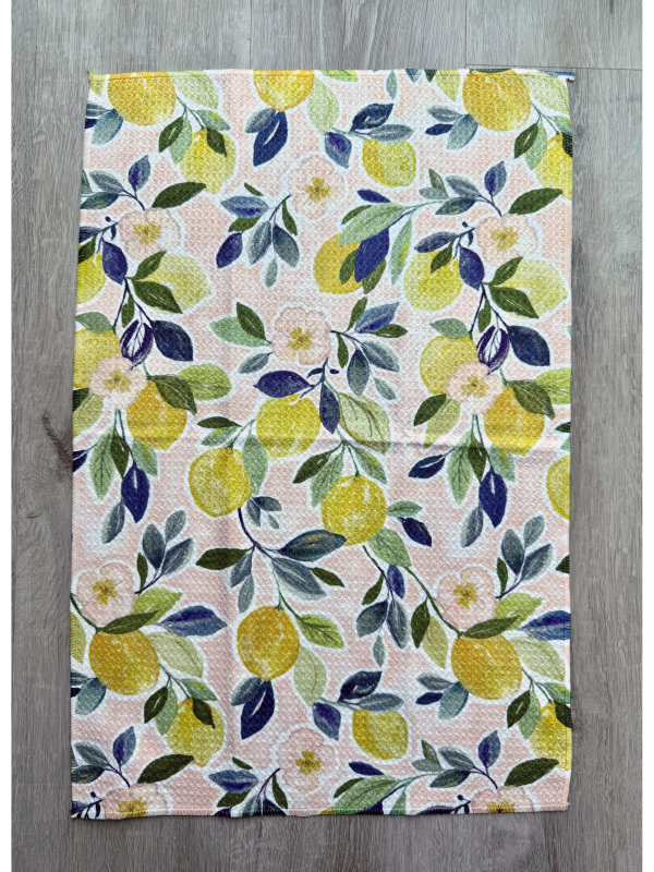 Lemon Twist Tea Towel - by Wildflower Lane Studio®