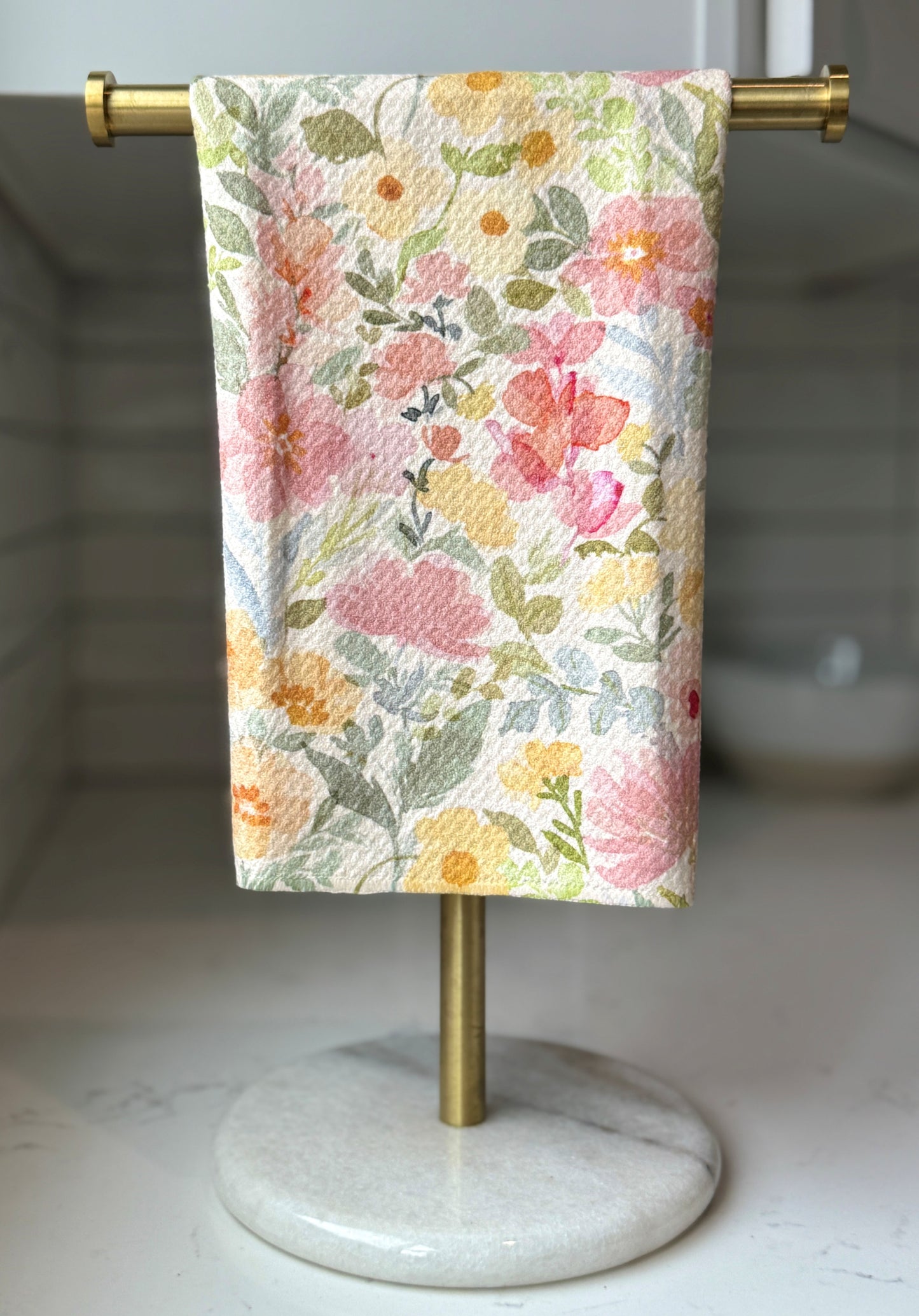 Peach Performance Tea Towel - by Wildflower Lane Studio®