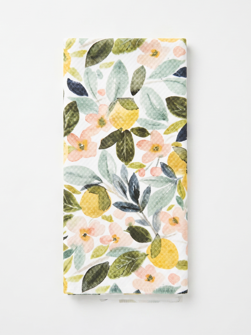 Lemon Nectar Tea Towel - by Wildflower Lane Studio®