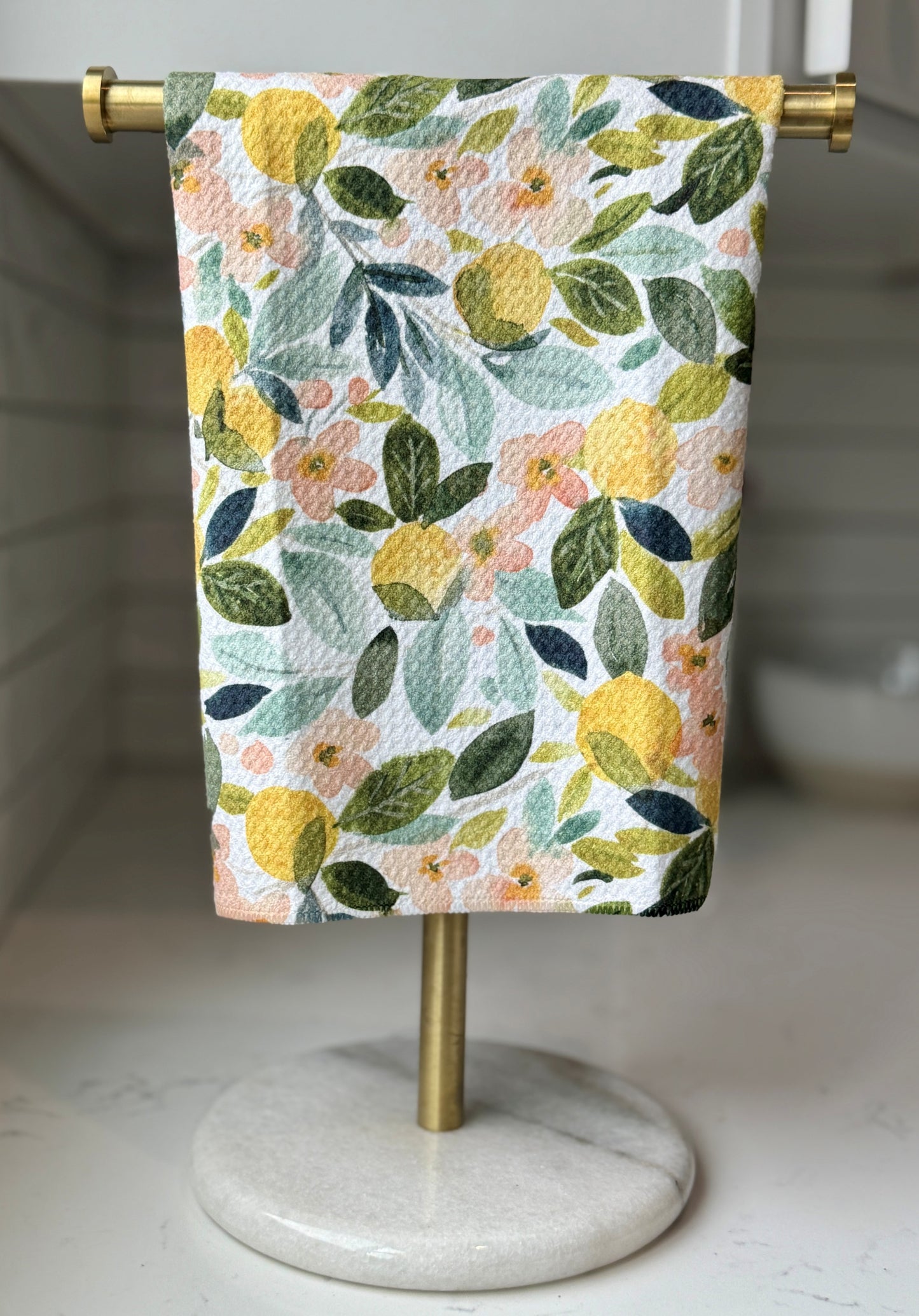 Lemon Nectar Tea Towel - by Wildflower Lane Studio®