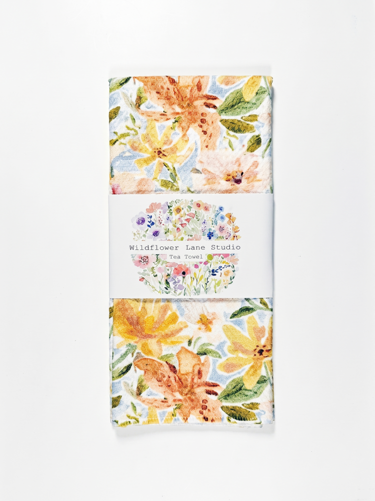 Cezanne Tea Towel - by Wildflower Lane Studio®