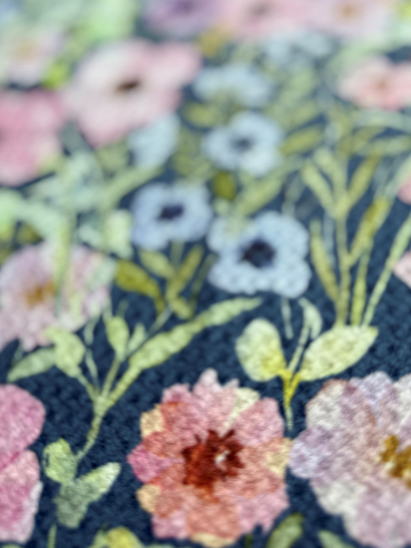 Koloa Navy Tea Towel - by Wildflower Lane Studio®