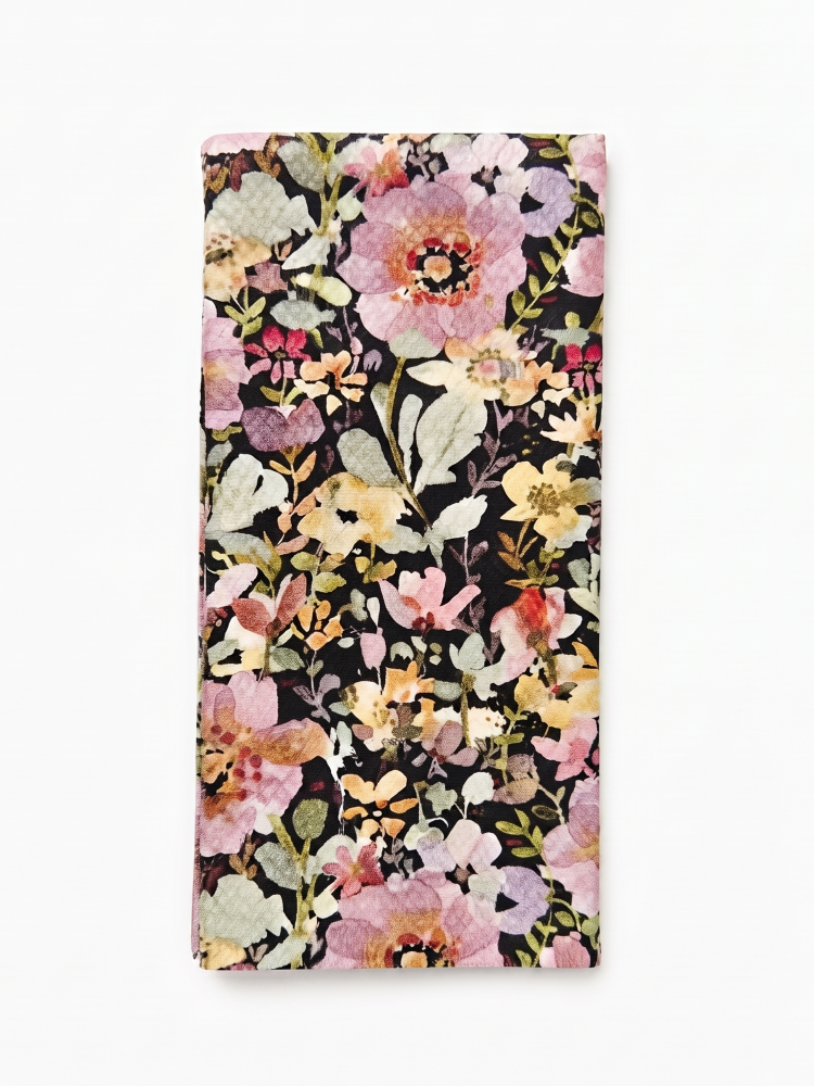Mauve Navy Tea Towel - by Wildflower Lane Studio®
