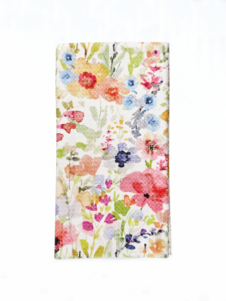 Farmhouse Wildflowers Tea Towel - by Wildflower Lane Studio®