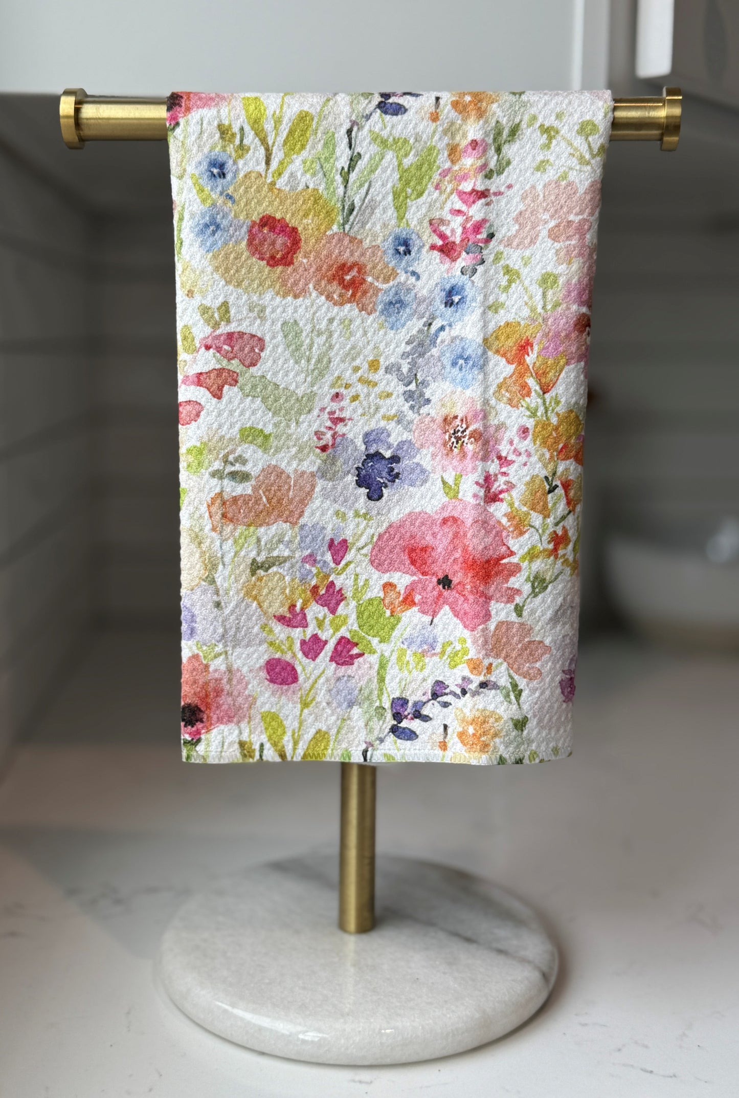 Farmhouse Wildflowers Tea Towel - by Wildflower Lane Studio®