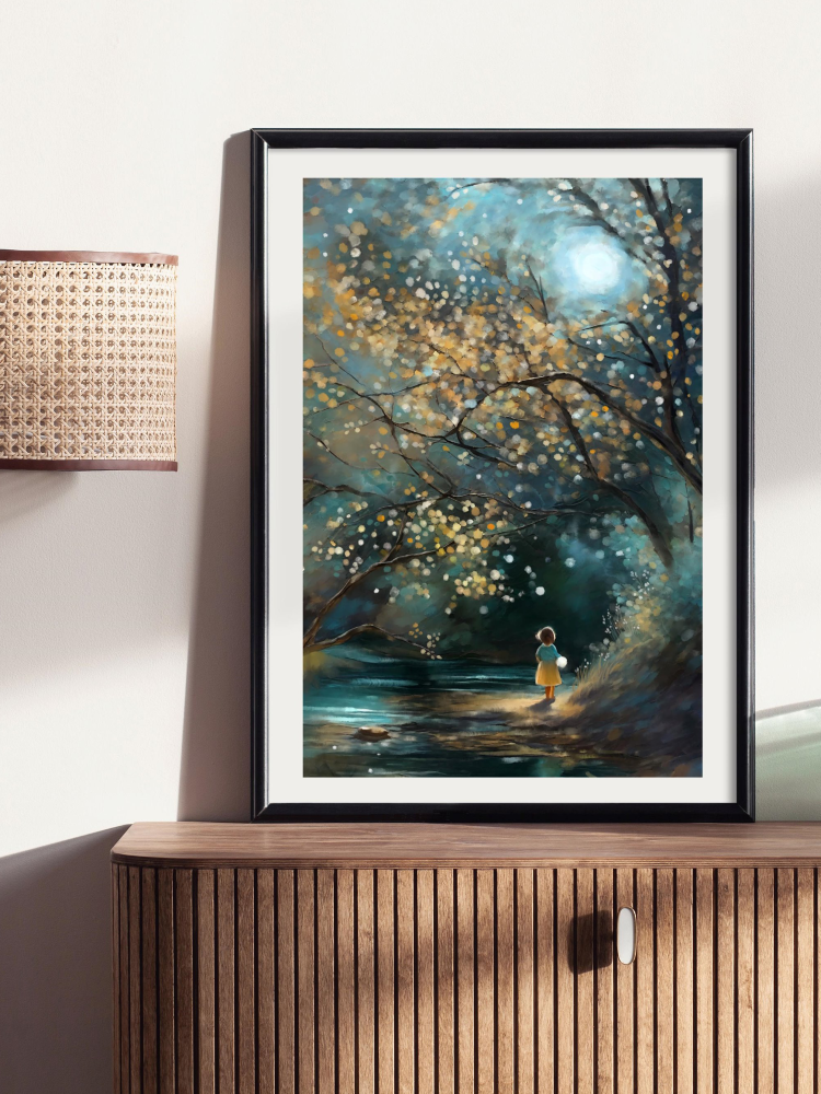 Always With Me - Illustrated Print by Thomas Little
