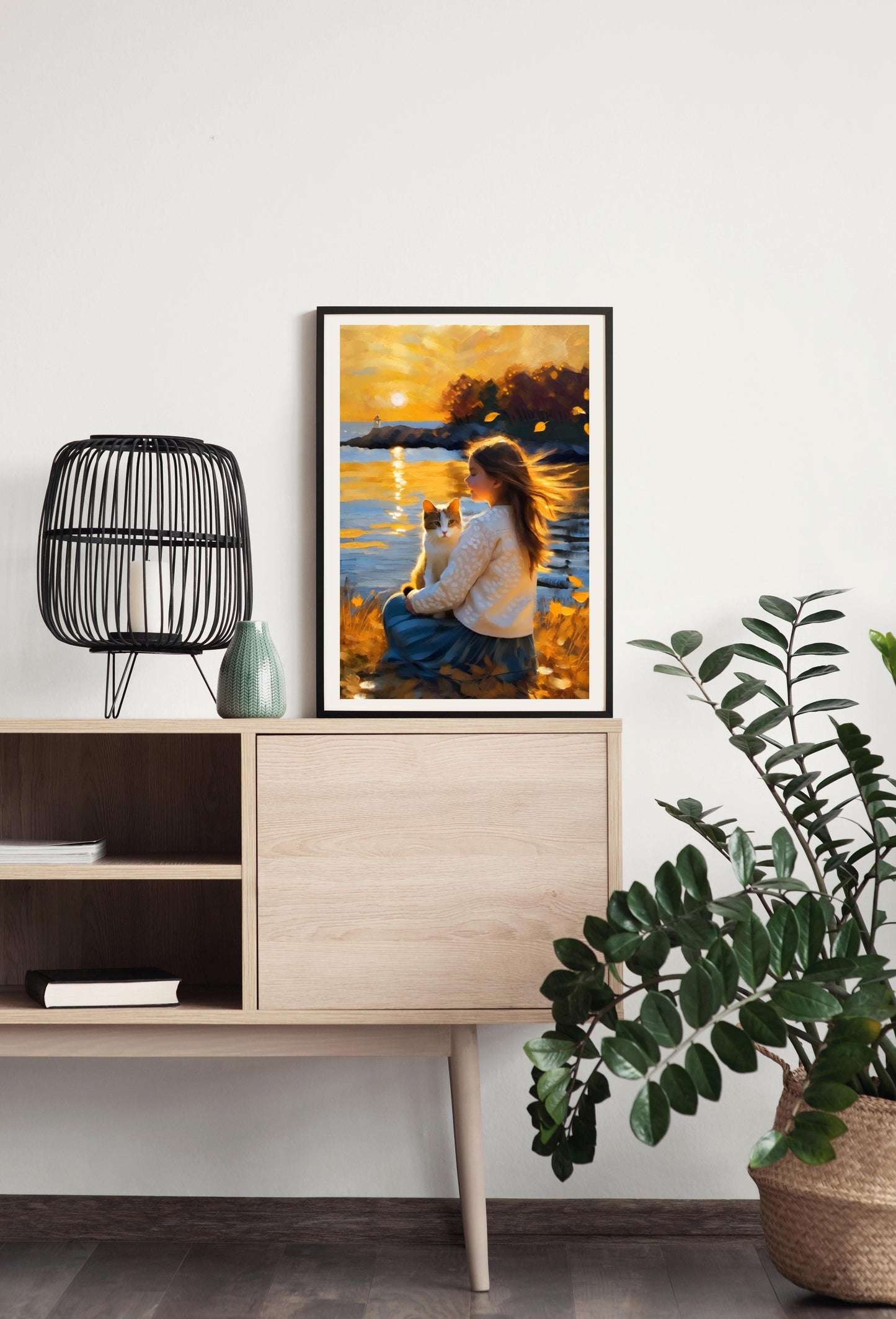 Autumn Winds - Illustrated Print by Thomas Little