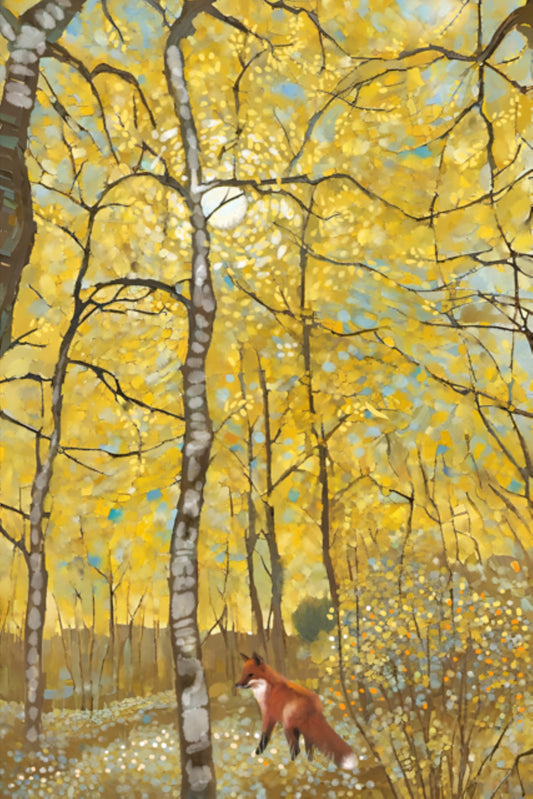 Autumn Afternoon - Illustrated Print by Thomas Little