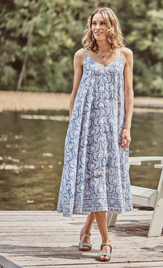 Bali Blockprint Sundress - by April Cornell Apparel®