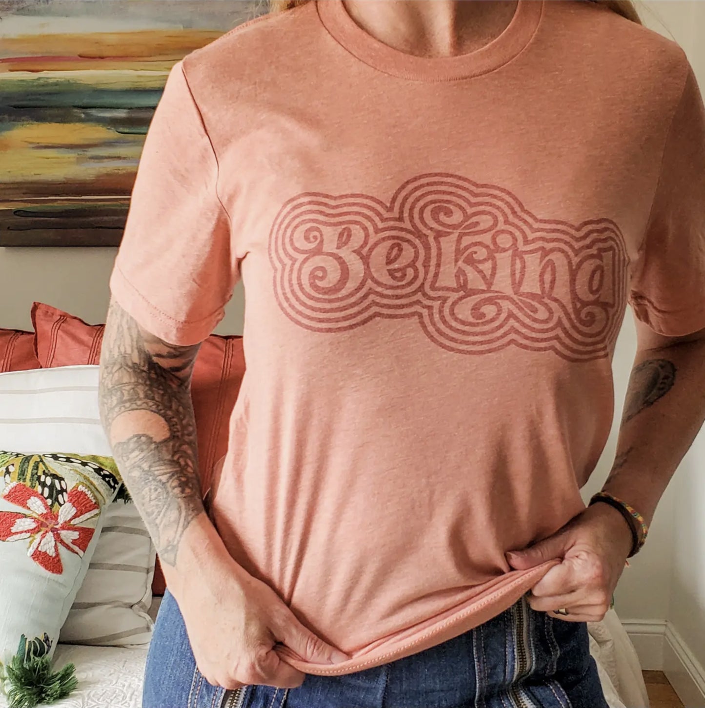 Be Kind Tee in Sunset - by Aloha Lovely®