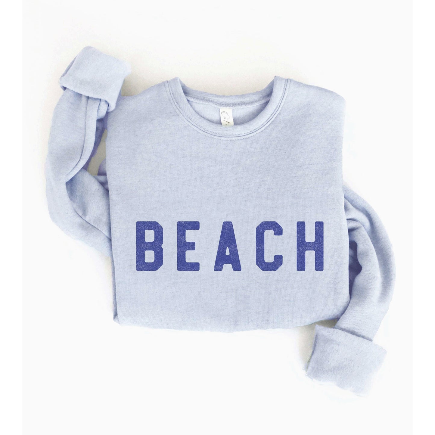 Beach Graphic Sweatshirt (Heather Mustard color) - by OAT Collective® (Copy)