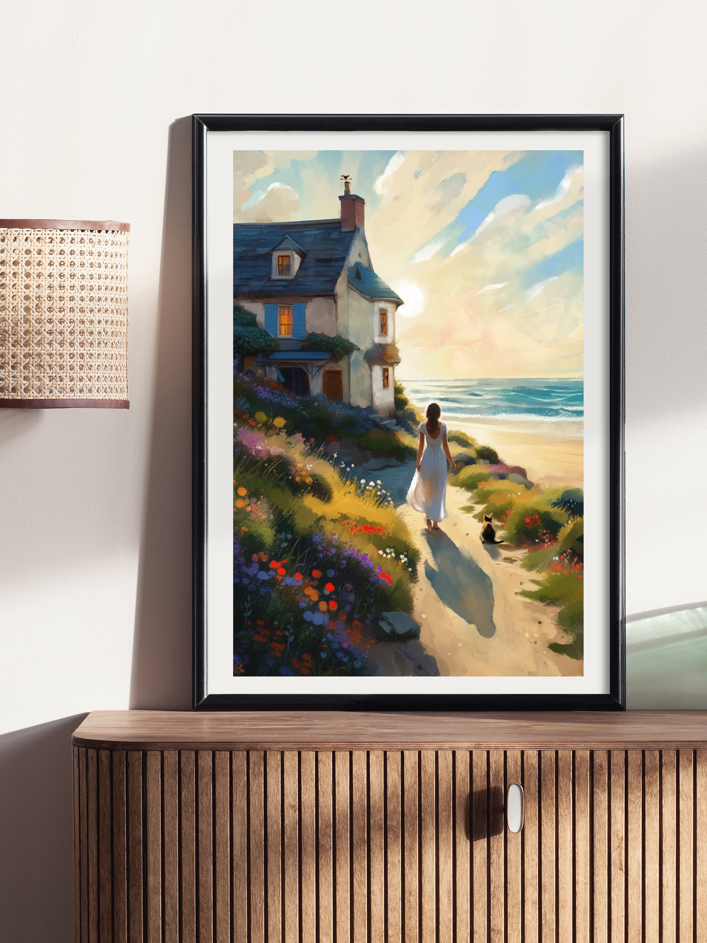 Beautiful June Day - Illustrated Print by Thomas Little