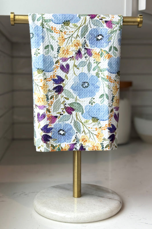 Best Blue Tea Towel - by Wildflower Lane Studio®