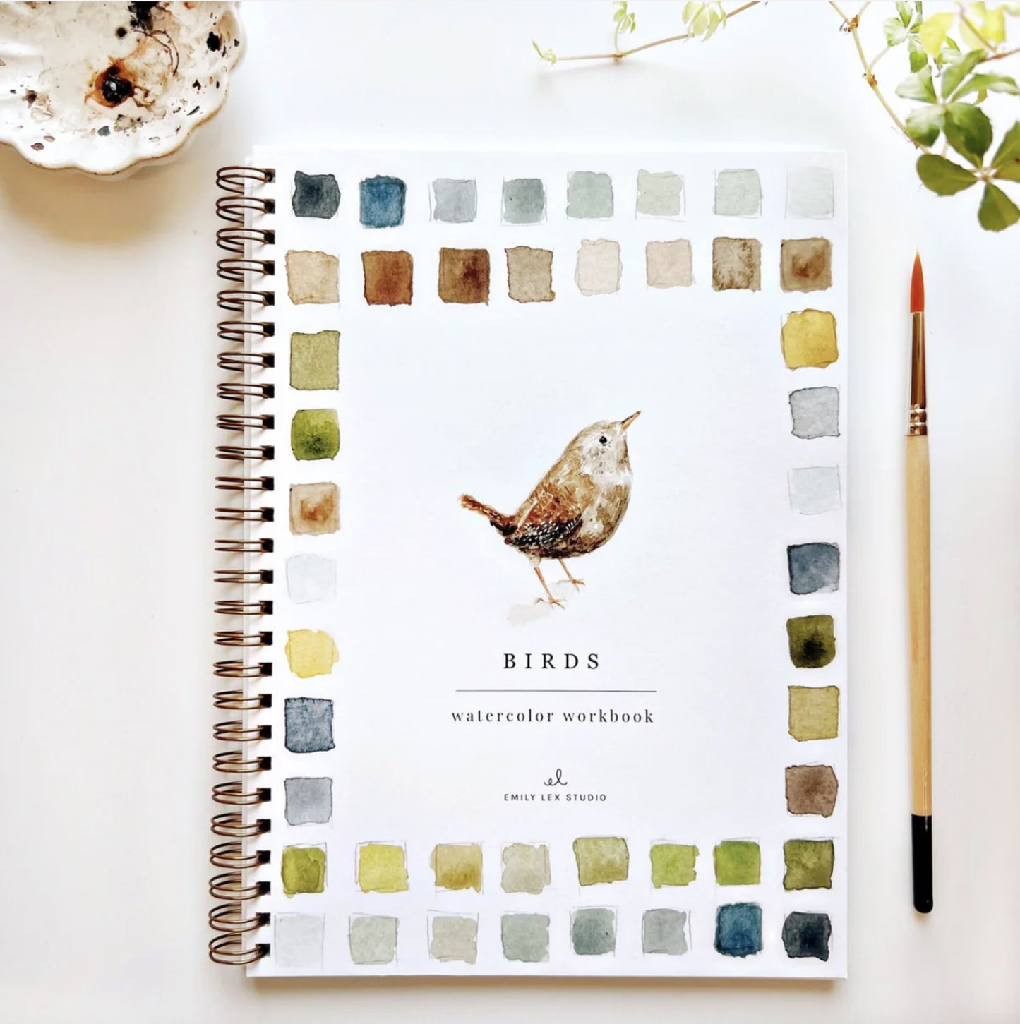 Birds Watercolor Workbook - by Emily Lex Studio