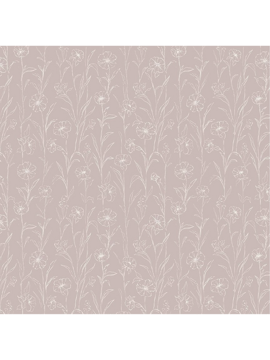 Blooms (Tawny color) - Clara Jean Design DCJ3459 - Fabric By The Yard - 100% Cotton