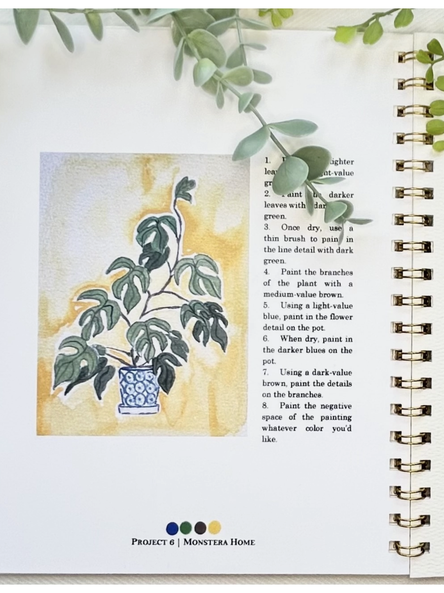 Botanical Watercolor Workbook - by Paint & Pigment Studios®