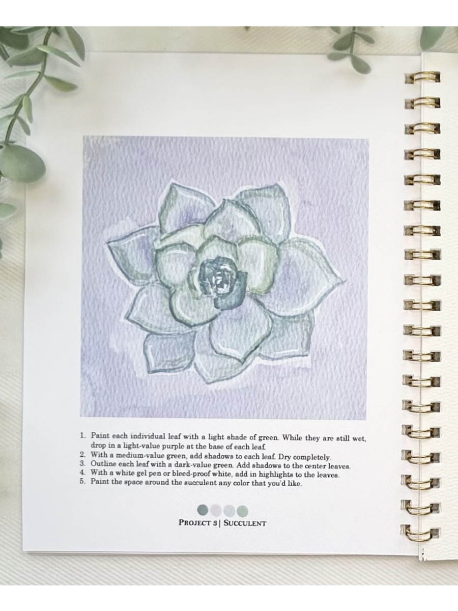 Botanical Watercolor Workbook - by Paint & Pigment Studios®