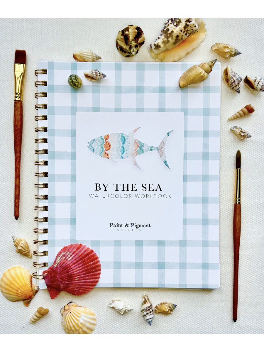 By the Sea Watercolor Workbook - by Paint & Pigment Studios®