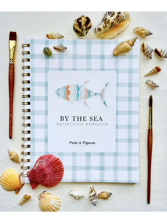 By the Sea Watercolor Workbook - by Paint & Pigment Studios®